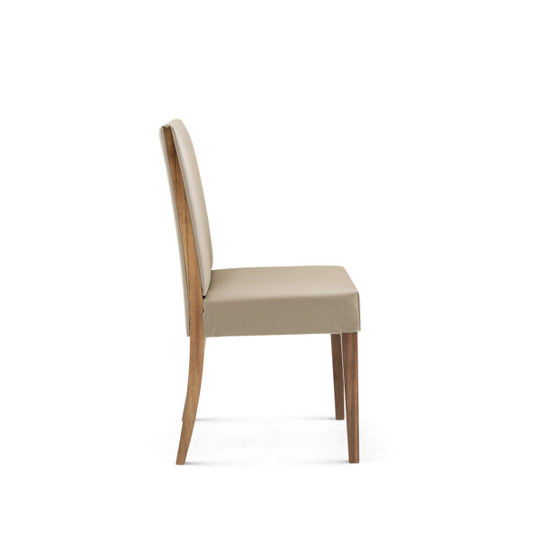 Gracie Oaks Upholstered Dining Chair Oak Wayfair